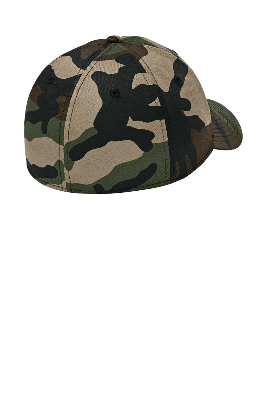 New Era Hats NE1000 Mens Stretch Fit Hat Flag Camo Flat Back