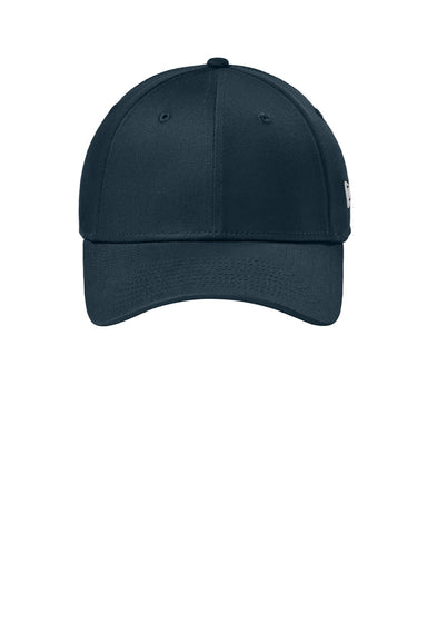 New Era Hats NE1000 Mens Stretch Fit Hat Flag Deep Navy Blue Flat Front