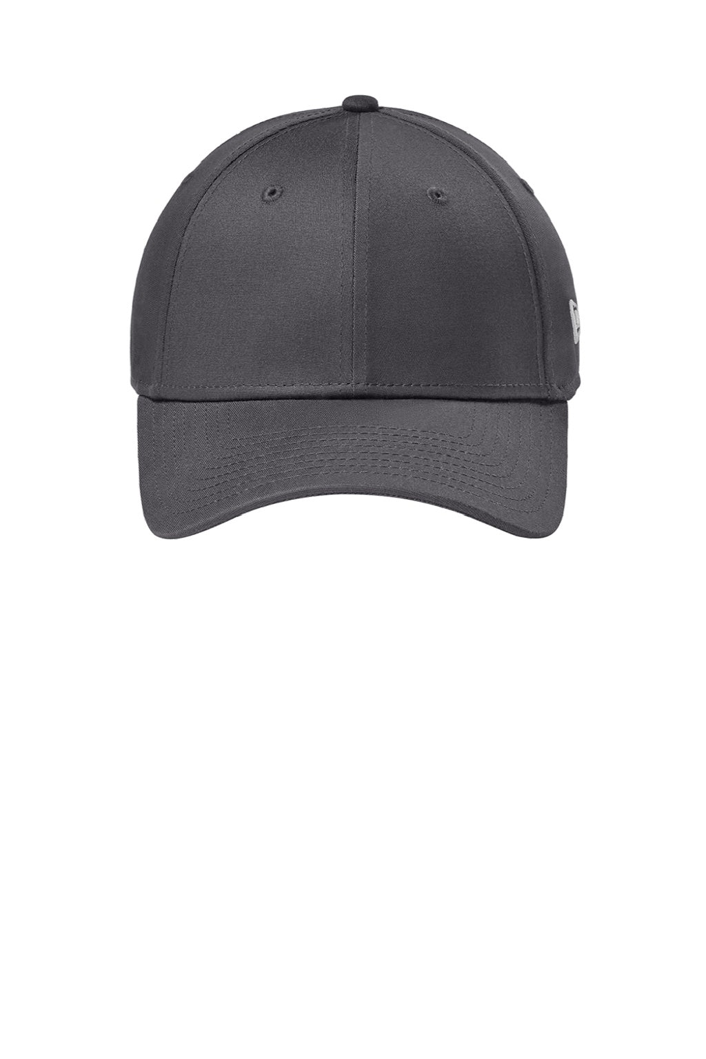 New Era Hats NE1000 Mens Stretch Fit Hat Flag Graphite Grey Flat Front