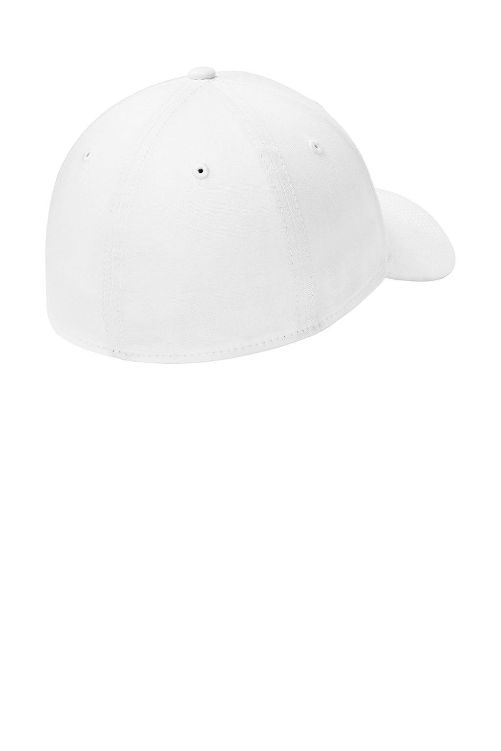 New Era Hats NE1000 Mens Stretch Fit Hat Flag White Flat Back