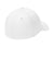 New Era Hats NE1000 Mens Stretch Fit Hat Flag White Flat Back