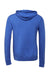 Bella + Canvas BC3719/3719 Mens Sponge Fleece Hooded Sweatshirt Hoodie Heather True Royal Blue Flat Back