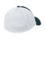 New Era Hats NE1020 Mens Stretch Fit Hat Flag Deep Navy Blue/White Flat Back