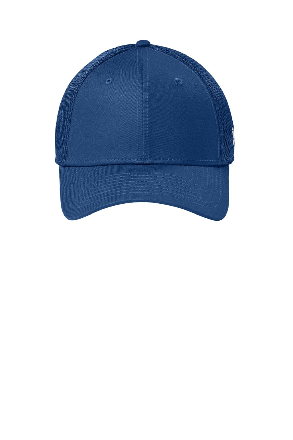 New Era Hats NE1020 Mens Stretch Fit Hat Flag Royal Blue Flat Front