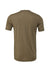 Bella + Canvas BC3413/3413C/3413 Mens Short Sleeve Crewneck T-Shirt Olive Green Flat Back