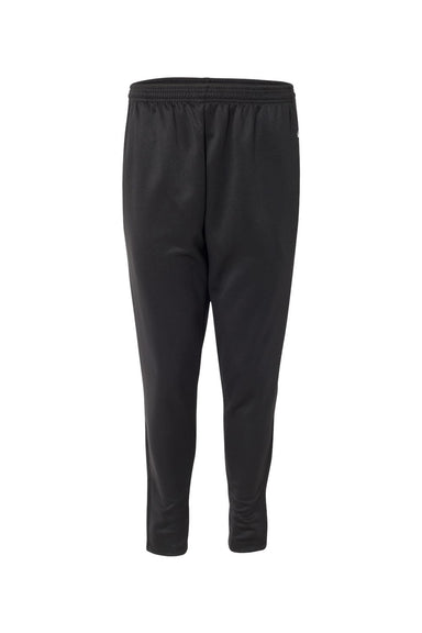 Badger 1575 Mens Athletic Trainer Pants w/ Pockets Black Flat Front