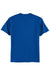 Hanes 5250 Mens Authentic Short Sleeve Crewneck T-Shirt Deep Royal Blue Flat Back