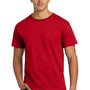 Hanes Mens Authentic Short Sleeve Crewneck T-Shirt - Deep Red