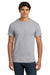 Hanes 5250 Mens Authentic Short Sleeve Crewneck T-Shirt Light Steel Grey Model Front