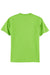 Hanes 5250 Mens Authentic Short Sleeve Crewneck T-Shirt Lime Green Flat Back