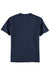 Hanes 5250 Mens Authentic Short Sleeve Crewneck T-Shirt Navy Blue Flat Back