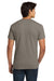 Hanes 5250 Mens Authentic Short Sleeve Crewneck T-Shirt Oxford Grey Model Back