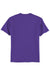 Hanes 5250 Mens Authentic Short Sleeve Crewneck T-Shirt Purple Flat Back