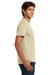Hanes 5250 Mens Authentic Short Sleeve Crewneck T-Shirt Sand Model Side