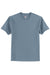 Hanes 5250 Mens Authentic Short Sleeve Crewneck T-Shirt Stonewashed Blue Flat Front