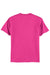 Hanes 5250 Mens Authentic Short Sleeve Crewneck T-Shirt Wow Pink Flat Back