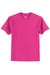 Hanes 5250 Mens Authentic Short Sleeve Crewneck T-Shirt Wow Pink Flat Front