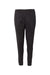 Badger 1475 Mens Performance Moisture Wicking Fleece Jogger Sweatpants w/ Pockets Black Flat Front