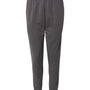Badger Mens Performance Moisture Wicking Fleece Jogger Sweatpants w/ Pockets - Graphite Grey - NEW