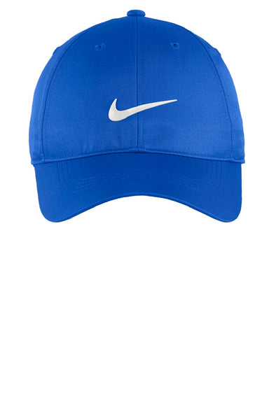 Nike Hats 548533 Mens Dri-Fit Moisture Wicking Adjustable Hat Game Royal Blue Flat Front