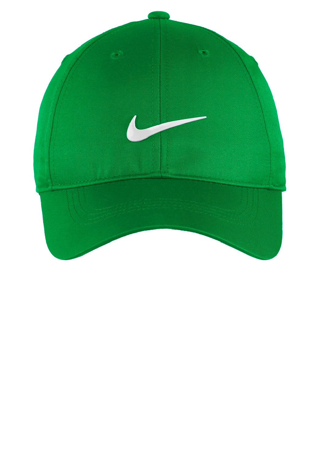Nike Hats 548533 Mens Dri-Fit Moisture Wicking Adjustable Hat Lucky Green Flat Front