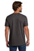 Hanes 5280 Mens Essential-T Short Sleeve Crewneck T-Shirt Heather Charcoal Grey Model Back