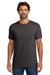 Hanes 5280 Mens Essential-T Short Sleeve Crewneck T-Shirt Heather Charcoal Grey Model Front