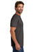 Hanes 5280 Mens Essential-T Short Sleeve Crewneck T-Shirt Heather Charcoal Grey Model Side