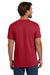 Hanes 5280 Mens Essential-T Short Sleeve Crewneck T-Shirt Deep Red Model Back