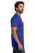 Hanes 5280 Mens Essential-T Short Sleeve Crewneck T-Shirt Deep Royal Blue Model Side