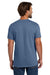 Hanes 5280 Mens Essential-T Short Sleeve Crewneck T-Shirt Denim Blue Model Back