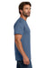 Hanes 5280 Mens Essential-T Short Sleeve Crewneck T-Shirt Denim Blue Model Side