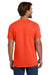 Hanes 5280 Mens Essential-T Short Sleeve Crewneck T-Shirt Orange Model Back