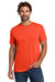 Hanes 5280 Mens Essential-T Short Sleeve Crewneck T-Shirt Orange Model Front