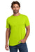 Hanes 5280 Mens Essential-T Short Sleeve Crewneck T-Shirt Safety Green Model Front
