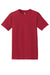 Hanes 5280 Mens Essential-T Short Sleeve Crewneck T-Shirt Deep Red Flat Front
