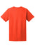Hanes 5280 Mens Essential-T Short Sleeve Crewneck T-Shirt Orange Flat Back