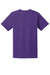 Hanes 5280 Mens Essential-T Short Sleeve Crewneck T-Shirt Purple Flat Back