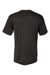 Badger 4020 Mens Ultimate SoftLock Moisture Wicking Short Sleeve Crewneck T-Shirt Black Flat Back