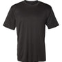 Badger Mens Ultimate SoftLock Moisture Wicking Short Sleeve Crewneck T-Shirt - Black - NEW