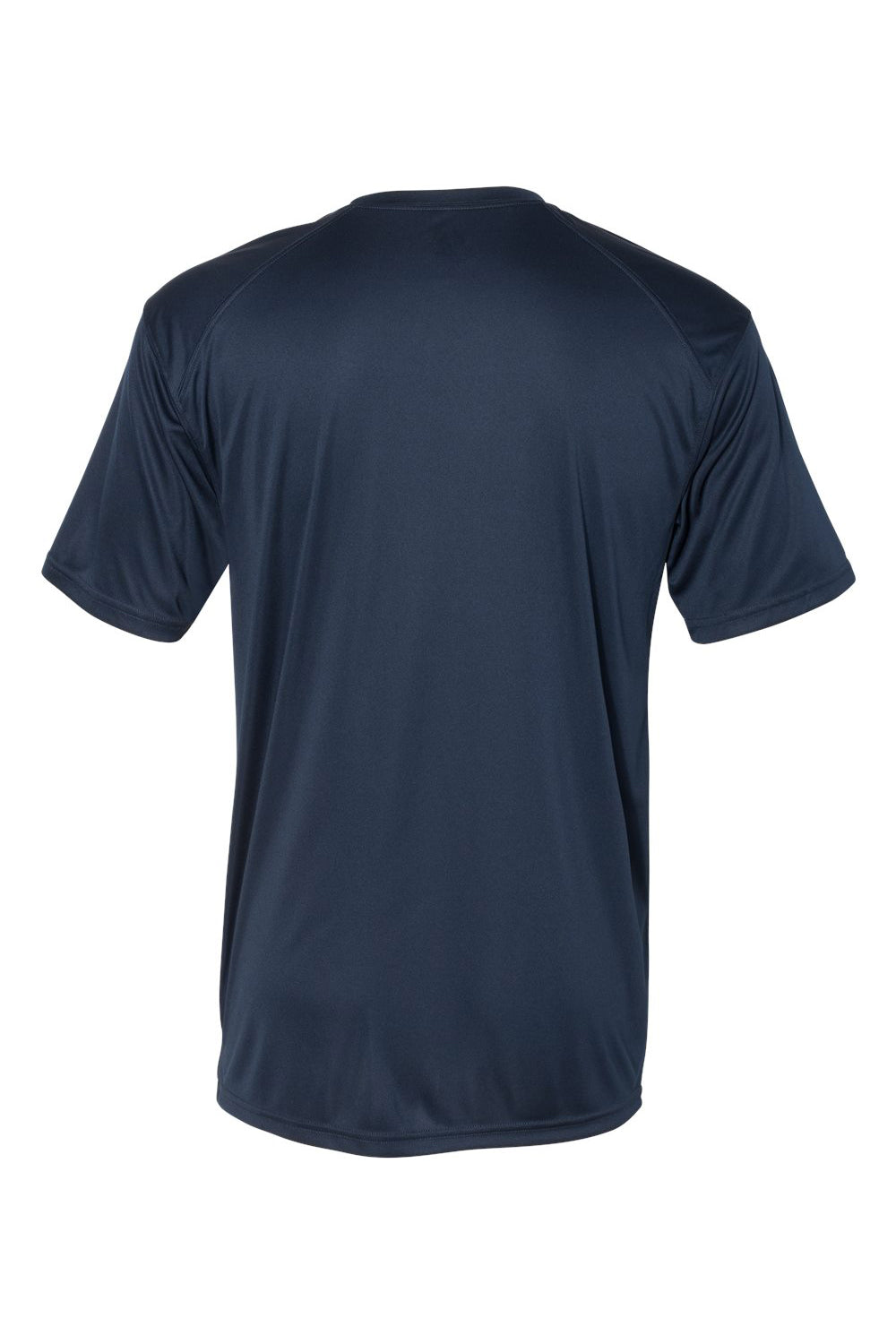 Badger 4020 Mens Ultimate SoftLock Moisture Wicking Short Sleeve Crewneck T-Shirt Navy Blue Flat Back
