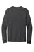 Hanes 5286 Mens Essential-T Long Sleeve Crewneck T-Shirt Heather Charcoal Grey Flat Back