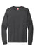 Hanes 5286 Mens Essential-T Long Sleeve Crewneck T-Shirt Heather Charcoal Grey Flat Front