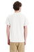 Hanes 5290P Mens Essential Short Sleeve Crewneck T-Shirt w/ Pocket White Model Back