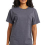Hanes Mens Essential Short Sleeve Crewneck T-Shirt w/ Pocket - Heather Charcoal Grey - NEW