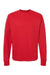 Independent Trading Company SS3000 Mens Crewneck Sweatshirt Red Flat Front