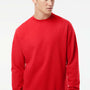 Independent Trading Company Mens Crewneck Sweatshirt - Red