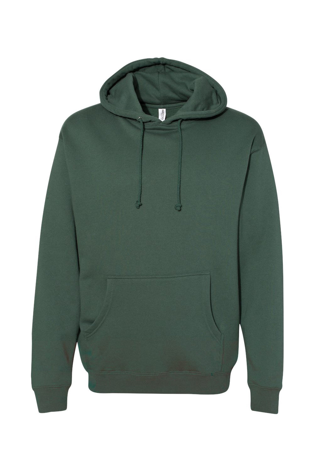 Independent Trading Company IND4000 Mens Hooded Sweatshirt Hoodie w/ Pouch Pocket Alpine Green Flat Front