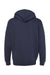Independent Trading Company IND4000 Mens Hooded Sweatshirt Hoodie w/ Pouch Pocket Slate Blue Flat Back