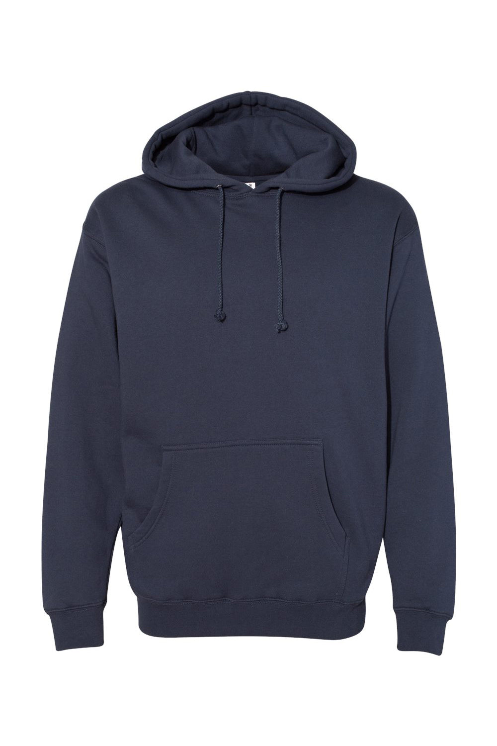 Independent Trading Company IND4000 Mens Hooded Sweatshirt Hoodie w/ Pouch Pocket Slate Blue Flat Front